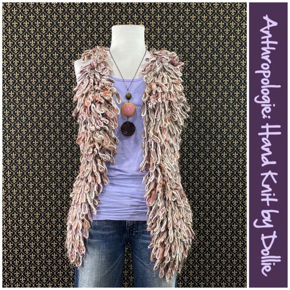 Anthro “Sherbert Loop Handknit Vest” by Dollie - Picture 13 of 14